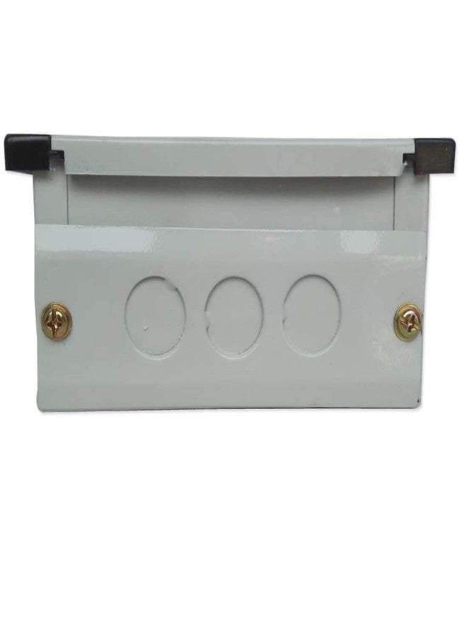 J M D GOLD JMD GOLD Db Spn 6 Way MCB Single Pole with Neutral Double Door Distribution Board (White) - Image 3